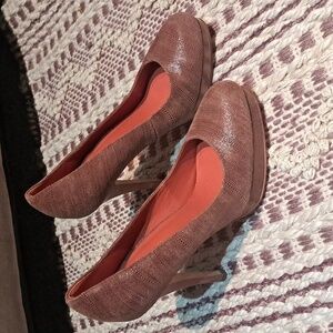 COLE HAAN (Nike Air) 8.5B suede heels, wore 1x, $395.00